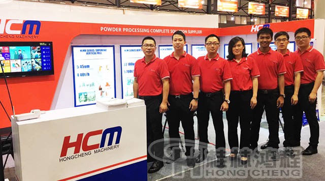  桂林鴻程攜先進(jìn)立磨參展第121屆廣交會征戰(zhàn)國際市場！